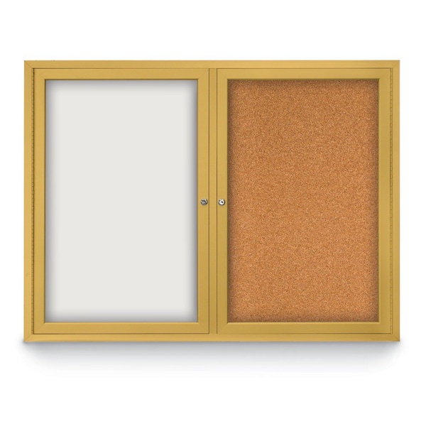 Corkboard, Cobalt/ Brnze, 24" x 36"